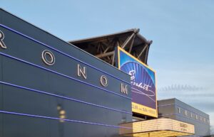 He,Metronom,Theater,With,Signage,For,The,Musical,'elisabeth',Germany,